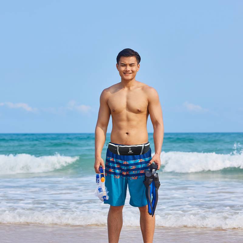 极速2023新款救生衣腰带可携式自动充气游泳圈大浮V力大人成人船