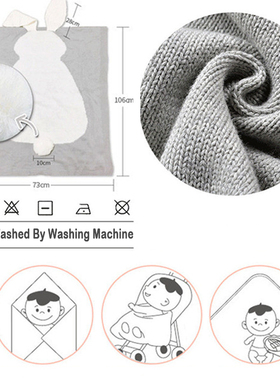 极速1pc Bafby Blanket Swaddle Blankets 10-12months Rabbit Ba