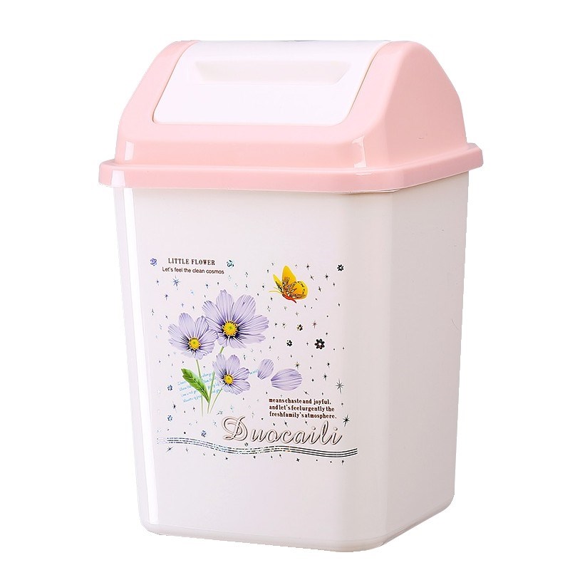 极速有盖垃圾桶带盖子家r用化妆室厨房客厅废纸篓卧室厕所摇盖垃