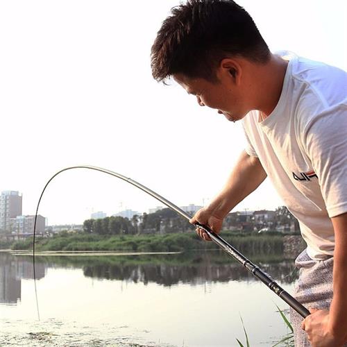 极速谷麦钓竿全套短节7.2/10米超轻超硬不剪线三定位Y前打竿逗钓