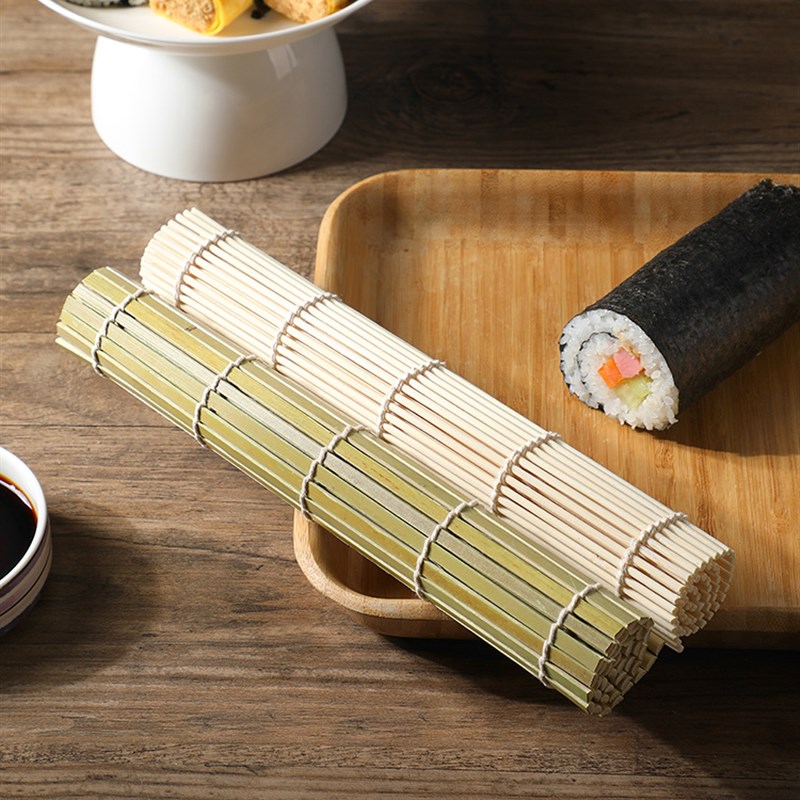 新品Bamboo Green Peel for Sushi BRoller Household Convenient - 实物图