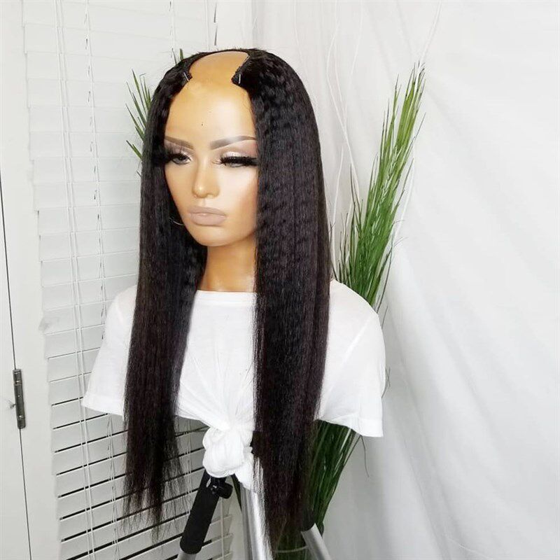 极速26inches 130density Yaki Straight H1X4 U Part Human Hair