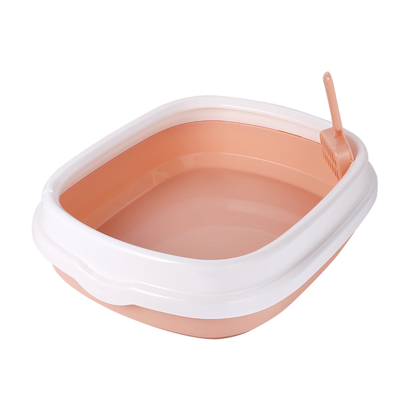 极速猫砂盆防外溅大号半封闭式猫B沙盆小号猫砂盘特大号猫厕所猫