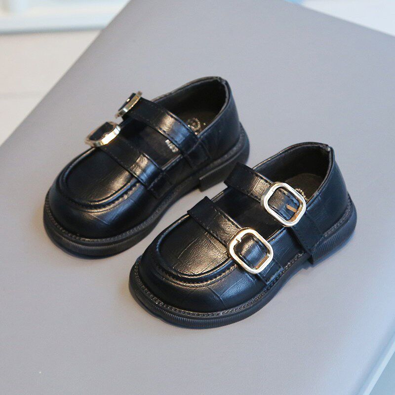 新品2026春g秋英伦风宝宝鞋子小皮鞋男宝宝单鞋平底豆豆鞋女童鞋