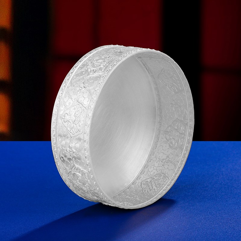 极速曼扎盘基盘S990纯银曼茶罗单修盘八吉祥小P号修盘曼茶盘基盘1