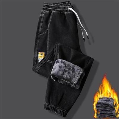 极速Jeans For Men Pants For MeAn Winter Fleece Jeans Thick W