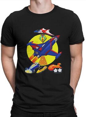 极速Kagaku Ninja-Tai Gatchaman VBehicle Logo T Shirt Punk Me