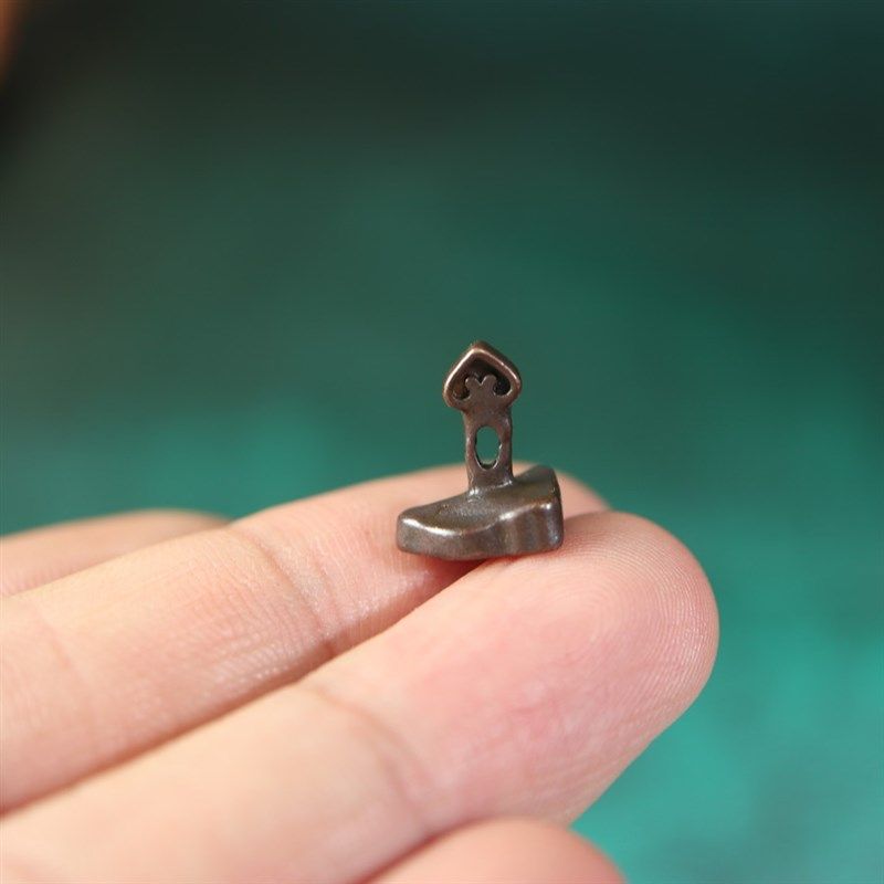 极速藏式c手工皮壳包浆金刚萨埵擦模卡子侧挂吊坠文玩佛珠手串托