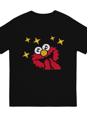 极速Sesame Streekt Elmo T Shirt Graphic Men Tees Summer Clot