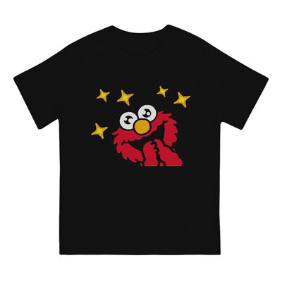 极速Sesame Streekt Elmo T Shirt Graphic Men Tees Summer Clot