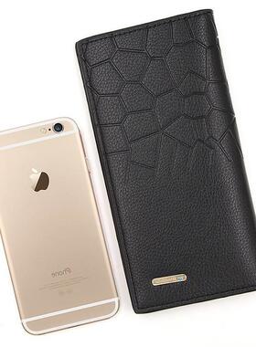 极速Mens long wallet multifunctionalH fashion casual vertic