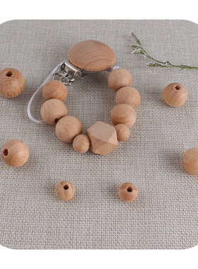极速100Pcs Wooden Teething AccessoriesI 10-30mm Wooden Teeth