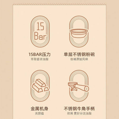 新品雪特朗(eSTELANG)意式半自动咖啡机家用小型奶泡机1other/其 - 封面