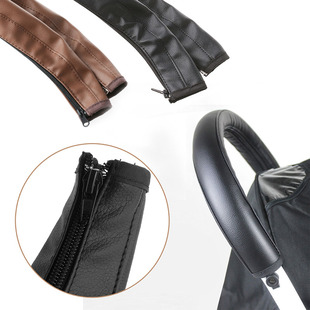 极速Baby Pushchair Pram Stroller CGrip Handle Artificial PU