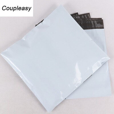 新品20Pcs 5 Sizes White Plastic Envelope Waterproof CoZurier