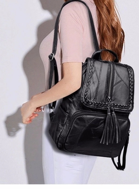 极速Fashion Leisure Womenvs Backpack Travel Soft PU Leather