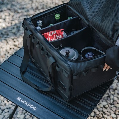 极速黑狗露营装备收纳袋户外工具包收纳箱杂物M袋大容量收纳包Bla