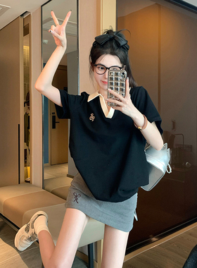 灰色半身裙女春夏季2024新款高腰显瘦包臀裙子辣妹小个子a字短裙