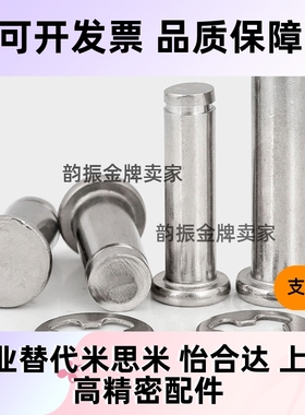 带肩扣环固定型铰链销SHCCG SHCDG3 4 5 6 8 10 12平头带槽销轴