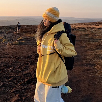 Gravity 糖果色加厚滑雪帽衫 男女同款