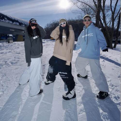 Gravity 彩色加厚滑雪帽衫 男女同款