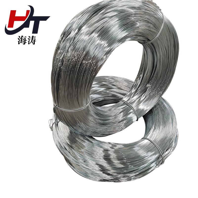 热镀高锌丝上锌量可达260g常用于石笼网的编织电焊网网片的焊接等