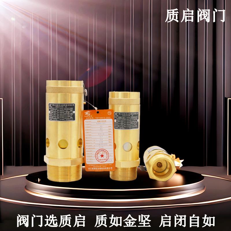富超A28X-16T 弹簧式安全阀螺杆机空压机安全阀富羽弹簧式泄压阀