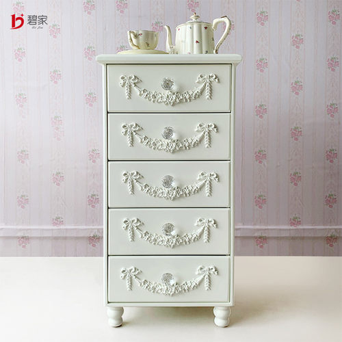 3Y斗柜客厅卧室法式五斗收纳柜欧式储物柜实木床头柜床边柜抽