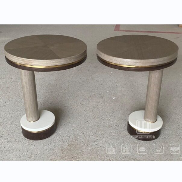 意式轻奢实木天然大理石底座高级感创意边几角几家用沙发咖啡桌