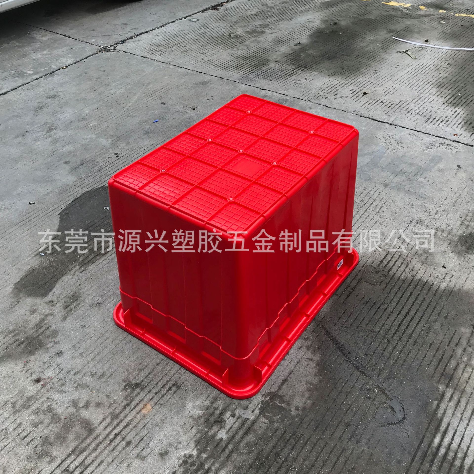 螃蟹小龙虾海鲜运输物流箱 加强筋底部水产养殖周装筐 储蓄水方桶