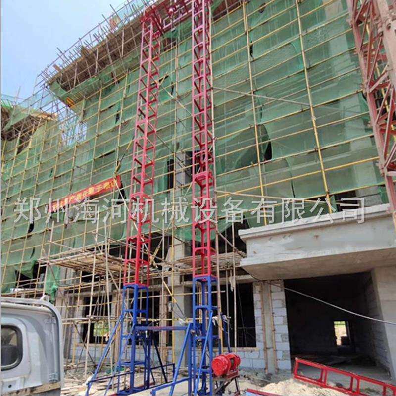 2021龙门架升降机物料高空提货机单笼施工升降机物料垂直升降机