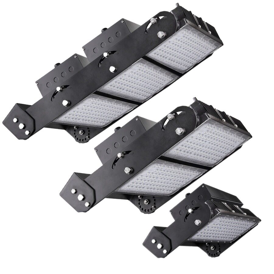 新款led投光灯套件 月阳200W压铸散热器泛光灯外壳套件 厂家销