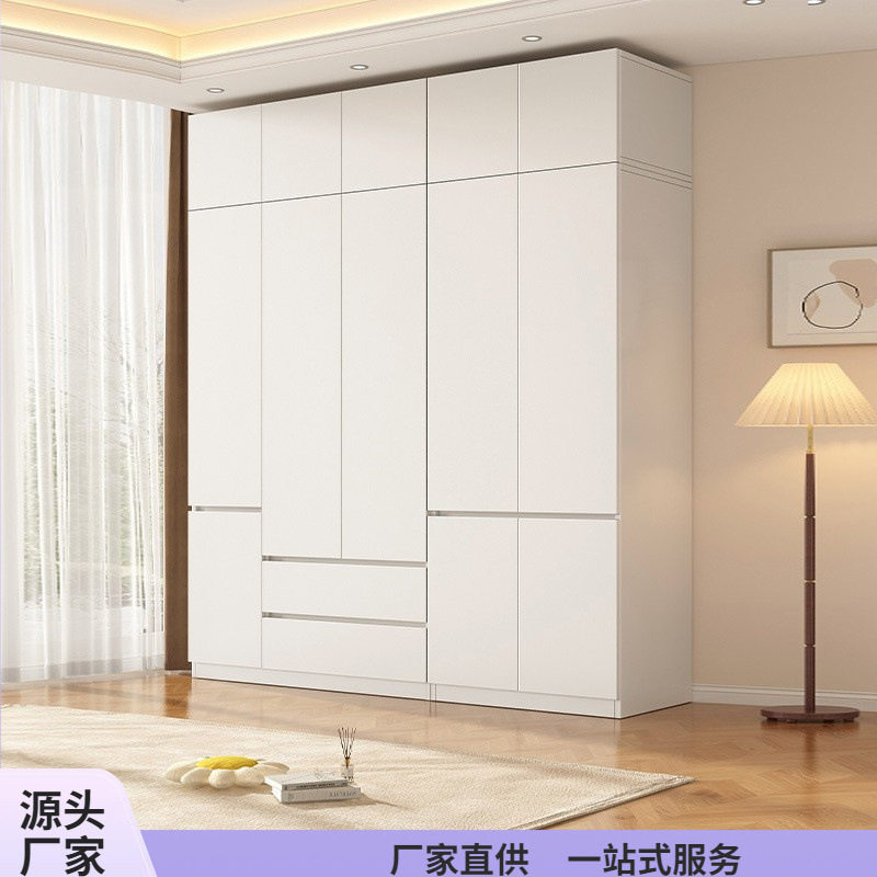 实木衣柜家用卧室经济型简易组装柜子出租房用儿童小户型收纳衣橱