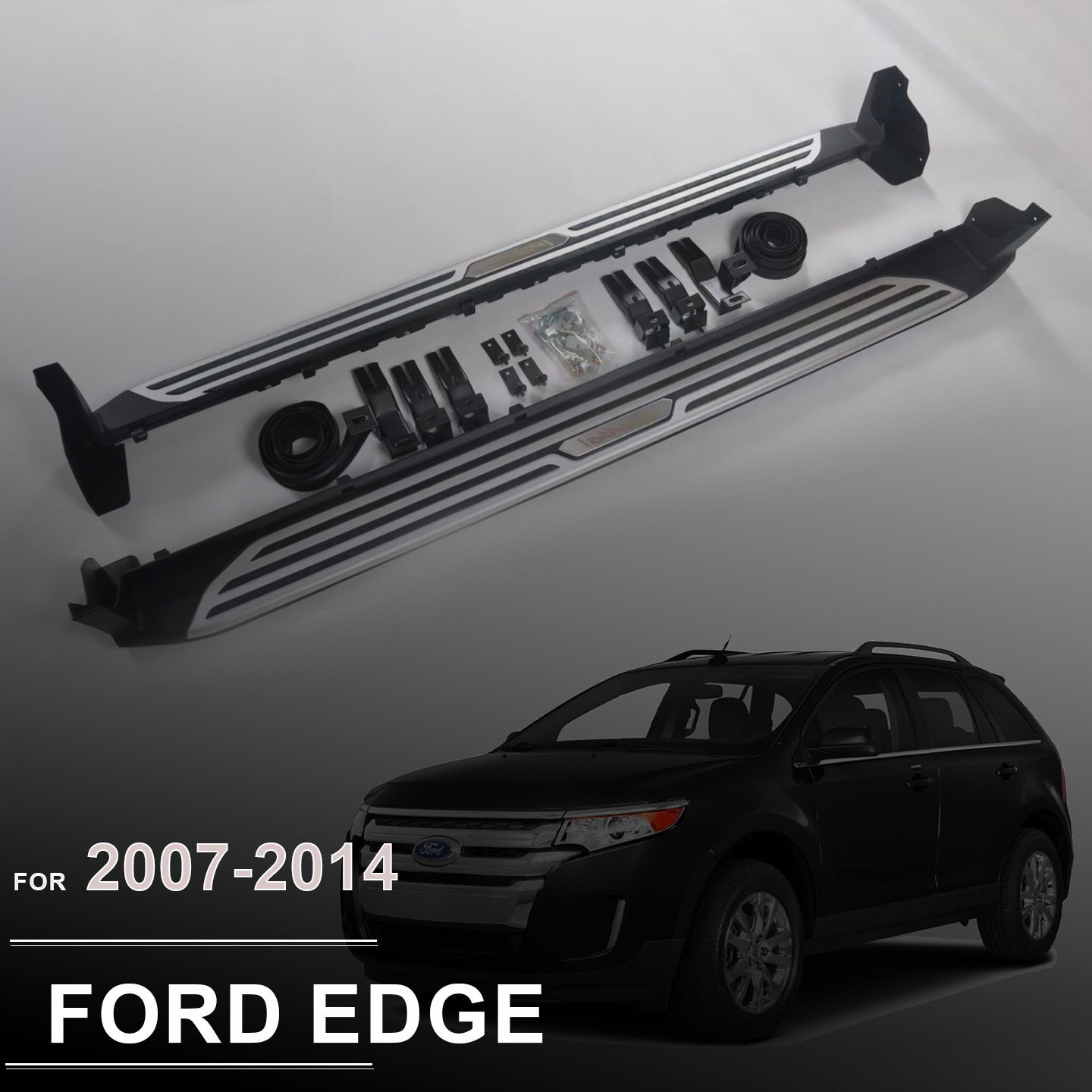 适用于 07-14款进口锐界踏板 FORD Edge改装专用迎宾侧脚踏板配件