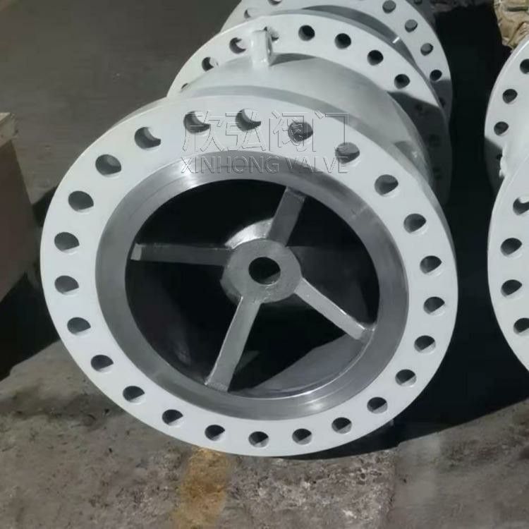 GLH41H贯流式止回阀 回水 陶瓷 排渣 大口径 欣弘阀门