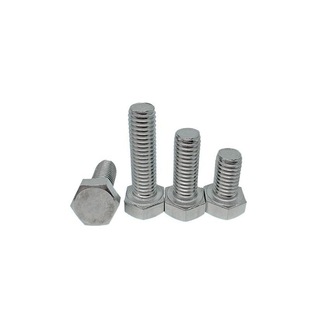 美制英制2205双向不锈钢UNC外六角螺丝钉螺栓加长螺杆细牙粗牙