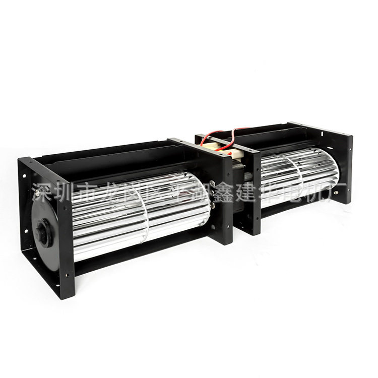 批发用于静电设备壁炉冷柜的双风轮横流风扇贯流风扇灌流风扇
