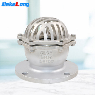 厂家批发中核苏阀不锈钢法兰底阀 水泵抽水底阀一体式 法兰底阀