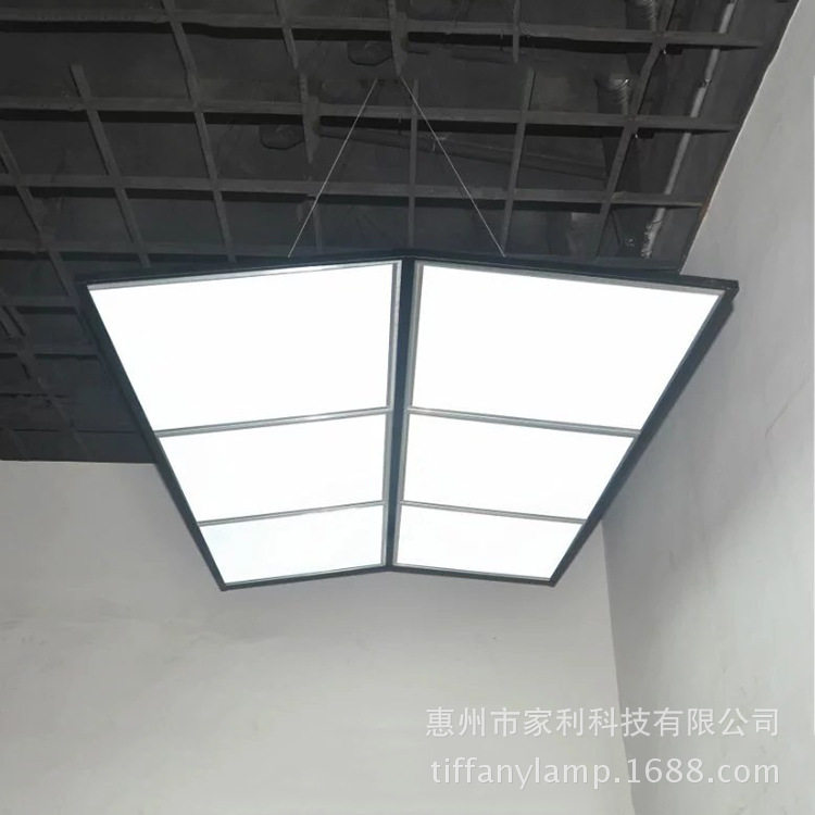 厂家直供6片八字形面板灯英式斯洛克台球吊灯LED台球无影灯桌球