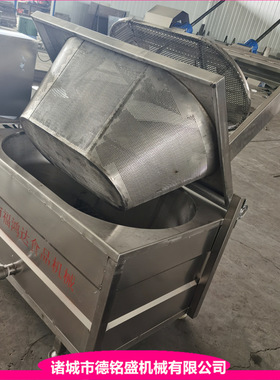 2000mm电加热鱼泡油炸锅 自动出料鱼肚油炸机 裹衣花生油炸锅