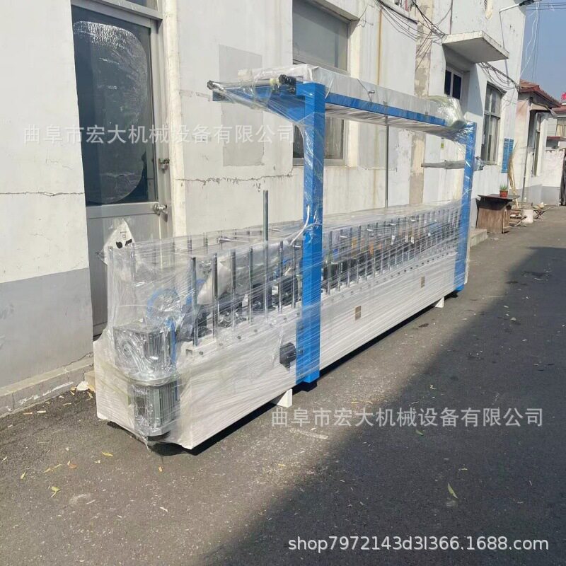 宏大PVC/PU在线包覆机自动修边