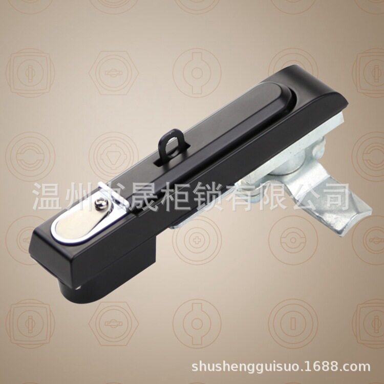 MS834-1G带挂锁 防盗柜锁 通信机柜门锁 电柜开关柜双重防护锁