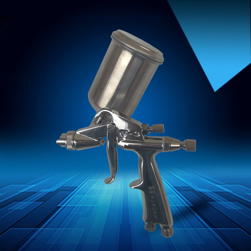 原装正品明治喷枪V3喷枪小型皮具家具汽车小面积小口径修补喷漆枪