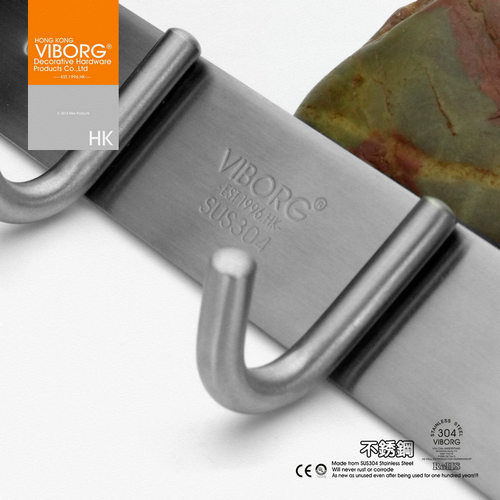 【香港域堡】全304不锈钢挂钩挂衣钩浴室挂钩壁钩厨房挂件XS-892