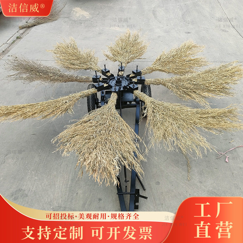 8把拖拉机牵引扫地车 厂区大面积清扫车 多规格折叠式扫地机厂家
