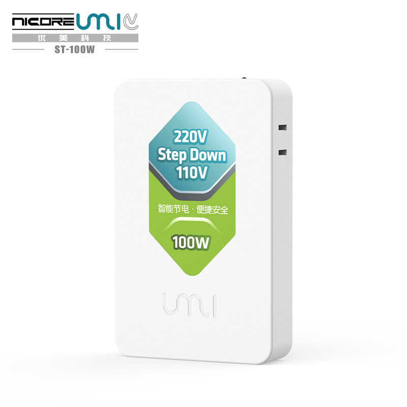 优美100W纯铜变压器 美日电器转压 出国电压转换 220v转110v/100v