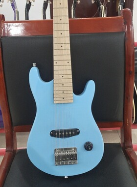 30寸儿童电吉他枫木杨木琴体6联弦钮学习琴摇滚吉它潮童电吉他