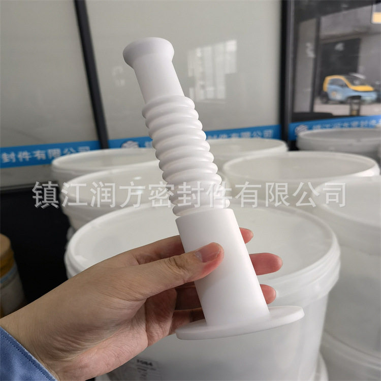 供应聚四氟乙烯拉伸直管波纹管PTFE波纹直管塑料王波纹管直管