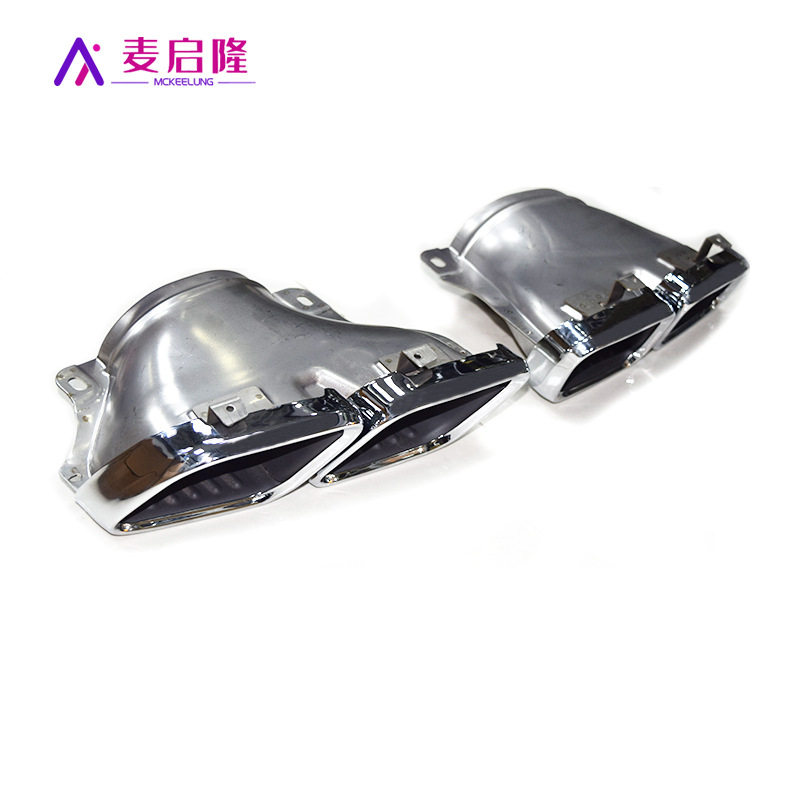 适用于新款奔驰AMGGT改装排气GT50GT63AMG四出方口不艉钢尾喉