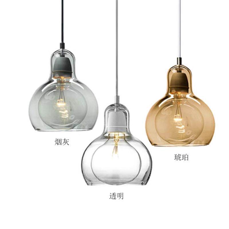 北欧床头小吊灯简约现代轻奢单头创意咖啡厅餐厅店铺吧台葫芦吊灯